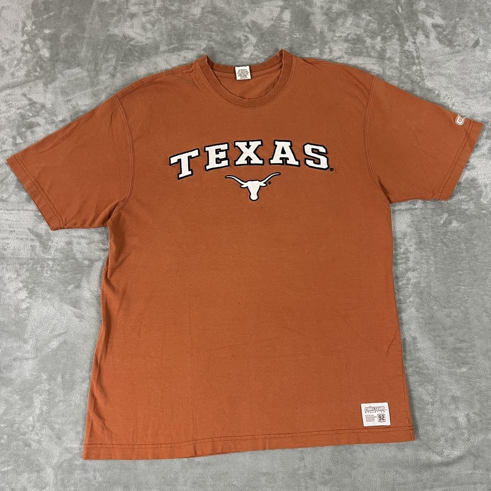 Texas Longhorns Shirt Mens XL Orange NCAA Football Colosseum Athletics Tee